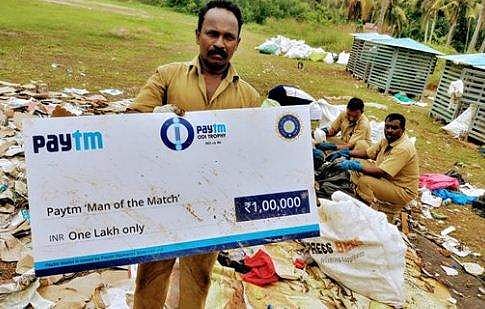 ജഡേജയുടെ 'മാന്‍ ഓഫ് ദ മാച്ച്' ദേ കുപ്പത്തൊട്ടിയില്‍...ഈ ചിത്രം പറയും എല്ലാം