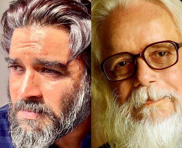 നീട്ടി വളര്‍ത്തിയ മുടിയും നരച്ച താടിയും, നമ്പി നാരായണനായി മാധവന്‍; ഫസ്റ്റ് ലുക്ക് പുറത്ത് 