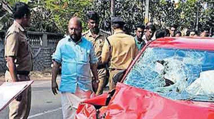 യാത്രക്കാരുടെ പെരുമാറ്റത്തില്‍ ദുരൂഹത തോന്നി; മന്ത്രി 'പൊലീസായി'; അപകടമുണ്ടാക്കി മുങ്ങിയ കാര്‍ ഡ്രൈവറെ കയ്യോടെ പിടികൂടി 