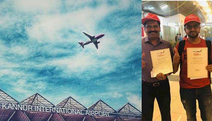 ആദ്യ വിമാനം അബുദാബിയിലത്തിയപ്പോൾ ആഘോഷം കേക്ക് മുറിച്ച്; യാത്രക്കാർക്ക് സർട്ടിഫിക്കറ്റും കന്നിയാത്രയുടെ മധുരവും 