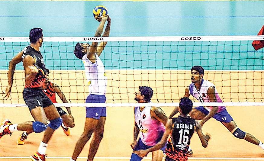 ദേശീയ വോളിബോള്‍ ചാമ്പ്യന്‍ഷിപ്പ്: കേരള പുരുഷ ടീം ഫൈനലിലേക്ക്