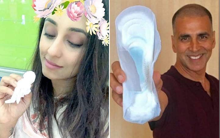 പാഡ്മാന്‍ ചലഞ്ചിന് നേരെ മൂക്കു ചീറ്റി പേളി; അക്ഷയ് കുമാറിന്റെ ചലഞ്ചിനെ കളിയാക്കി പുതിയ വെല്ലുവിളിയുമായി നടി