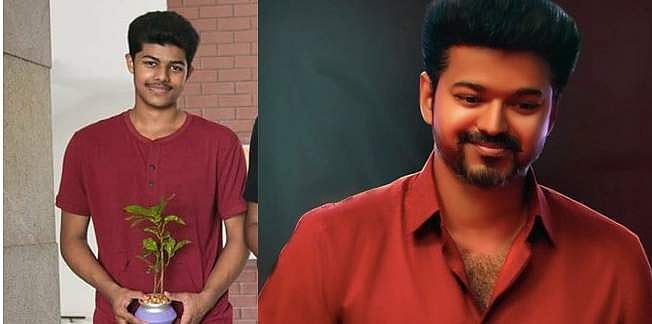 അതേ കണ്ണും മൂക്കും ഹെയര്‍സ്‌റ്റൈലും: കുഞ്ഞു ഇളയദളപതിയുടെ ചിത്രങ്ങള്‍ വയറല്‍