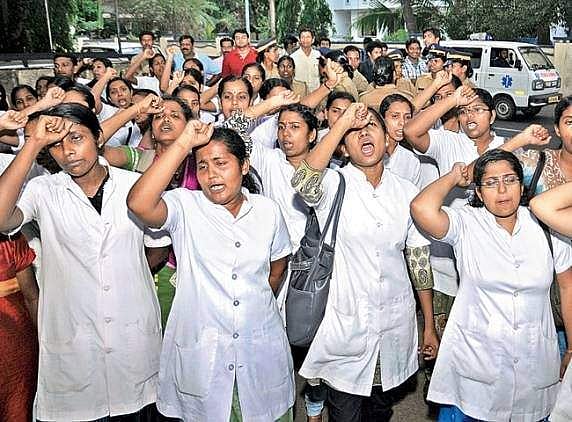 നഴ്‌സ് സമരം :  ലേബര്‍ കമ്മീഷണറുമായി നടത്തിയ ചര്‍ച്ച പരാജയപ്പെട്ടു