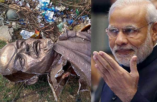 പ്രതിമ തകര്ക്കല്: അതൃപ്തിയറിയിച്ച് പ്രധാനമന്ത്രി, കര്ശന നടപടിക്ക് സംസ്ഥാനങ്ങള്ക്കു കേന്ദ്ര നിര്ദേശം