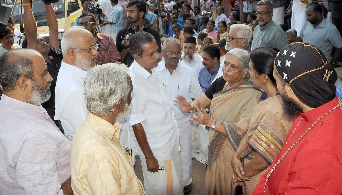 ആറന്മുളയില് ബിജെപിക്കൊപ്പം സമരം ചെയ്തതില് വിശദീകരണവുമായി എംഎ ബേബി