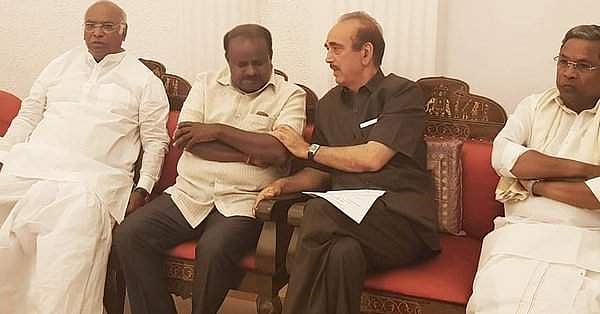 കര്‍ണാടകയില്‍ അനിശ്ചിതത്വം തുടരുന്നു; ജെഡിഎസ്-കോണ്‍ഗ്രസ് സംഘം ഗവര്‍ണറെ കണ്ടു, സന്ദര്‍ശനത്തിന് ഒരുങ്ങി യെദ്യൂരപ്പയും 