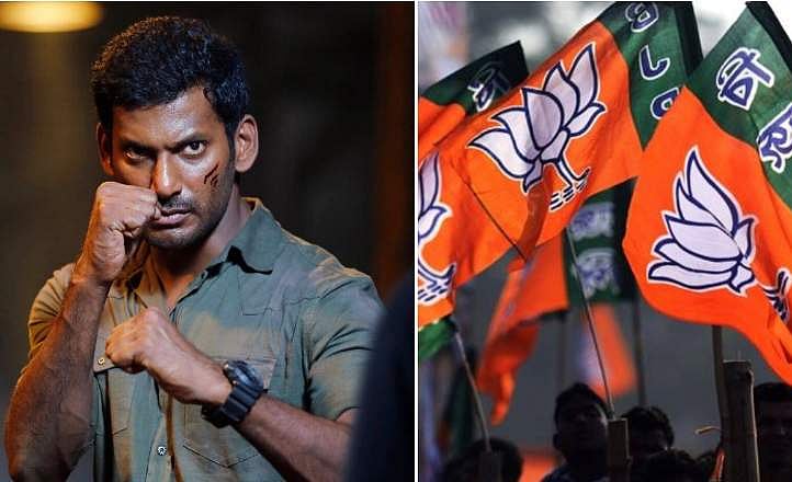 'അവന്‍ വിചാരിച്ചാല്‍ നോട്ട് അടിക്കാനും വോട്ടിങ് മെഷീനിലെ വോട്ട് മാറ്റാനും കഴിയും'; ബിജെപിയെ ചൊടിപ്പിച്ച ഇരുമ്പിതിരൈയിലെ രംഗം പുറത്ത്