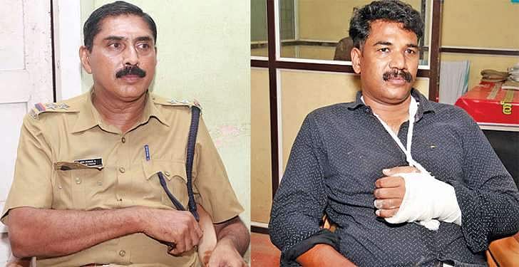 പിടികൂടാനെത്തിയ പൊലീസിനെ പ്രതി കായലിൽ തള്ളിയിട്ടു ; എസ്ഐയ്ക്കും എഎസ്ഐക്കും പരിക്കേറ്റു
