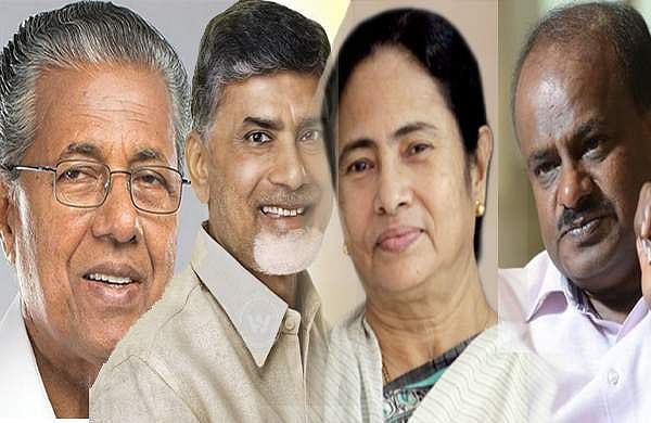 ഭരണഘടന പ്രതിസന്ധിയില്‍: കേന്ദ്രത്തിനും ഡല്‍ഹി ഗവര്‍ണ്ണര്‍ക്കുമെതിരെ തലസ്ഥാനത്ത് നാല് മുഖ്യമന്ത്രിമാരുടെ വാര്‍ത്താസമ്മേളനം