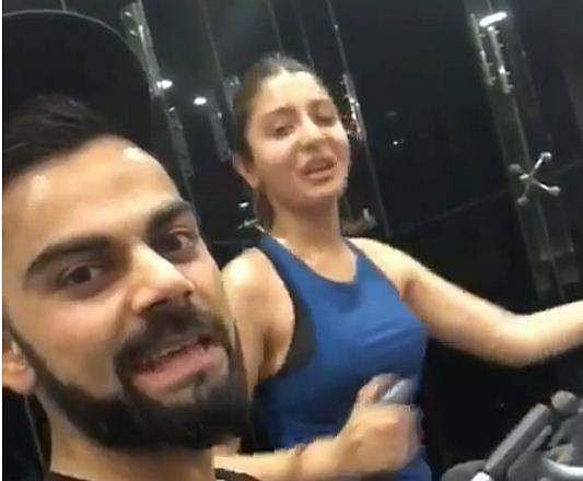 വര്‍ക്കിങ് ഔട്ട് ലൈക്ക് എ ബോസ്; ജിമ്മില്‍ അനുഷ്‌കയെ പുകഴ്ത്തി കോഹ് ലി