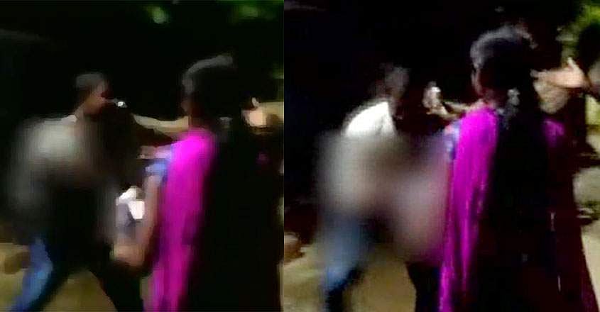 ഭാര്യയുമായി വഴക്കിട്ടതിന്റെ പിന്നാലെ മദ്യപിച്ചെത്തി കുഞ്ഞിന്റെ തല ഓട്ടോയിലിടിച്ച് പിതാവ്; വീഡിയോ പുറത്ത്