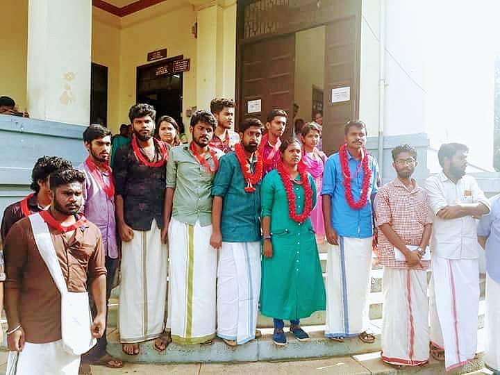 കേരള യൂണിവേഴ്‌സിറ്റി യൂണിയന്‍ തെരഞ്ഞെടുപ്പില്‍ എസ്എഫ്‌ഐക്ക് ഉജ്ജ്വല വിജയം ; 22 ല്‍ 20 സീറ്റും നേടി