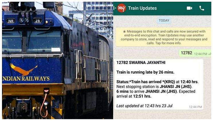 ട്രെയിന്‍ വിവരങ്ങള്‍ ഇനി വാട്‌സ്ആപ്പിലും തത്സമയം 