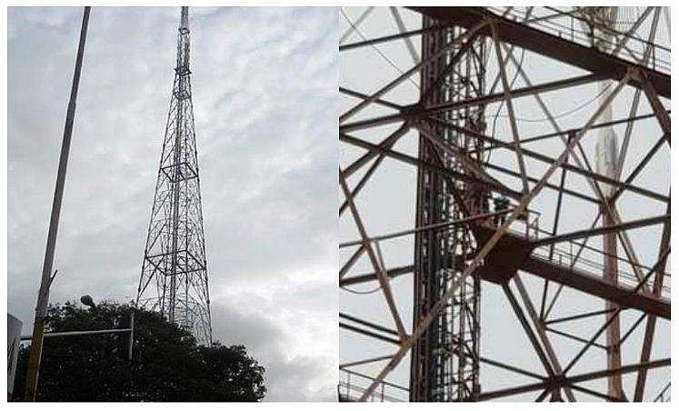 ടവറിന് മുകളില്‍ നിന്ന് 30കാരന്റെ ഭീഷണി; ആളെ താഴെയിറക്കാന്‍ പൊലീസ് മാധ്യമപ്രവര്‍ത്തകരായി 