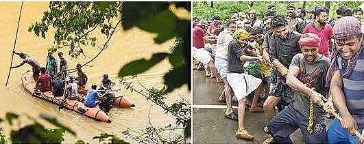 കനത്തമഴയിൽ കാർ മരത്തിലിടിച്ച് പുഴയിലേക്ക് മറിഞ്ഞു; ഡ്രൈവർ അത്ഭുതകരമായി രക്ഷപ്പെട്ടു