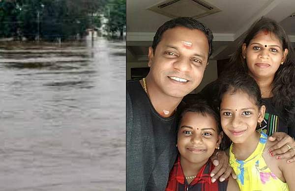 വീട്ടിൽ കഴുത്തറ്റം വെള്ളം ; ധർമ്മജൻ ബോൾ​ഗാട്ടിയെയും കുടുംബത്തെയും രക്ഷപ്പെടുത്തി
