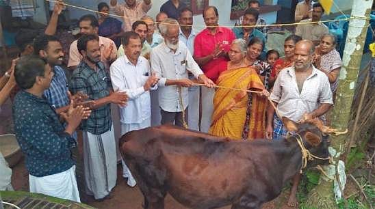 ആകെയുള്ളത് പശുക്കിടാവ് മാത്രം; മുഖ്യമന്ത്രിയുടെ ദുരിതാശ്വാസനിധിയിലേക്ക് നല്‍കി അറുപത്തിയെട്ടുകാരി