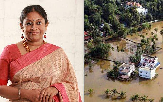മാസവരുമാനമില്ല; കെ ആര്‍ മീര പുസ്തകത്തിന്റെ റോയല്‍റ്റിയായ 1,71,000 രൂപ പുതിയ കേരളത്തിനായി സംഭാവന നല്‍കും