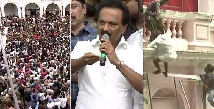 വിലാപക്കടലായി തമിഴകം; തിക്കിലും തിരക്കിലും പെട്ട് രണ്ടുപേര്‍ മരിച്ചു