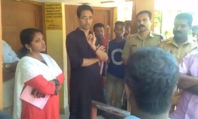 നിങ്ങള്‍ക്ക് പിന്നെ എന്തുവാടോ ഇവിടെ പണി; വില്ലേജ് ഓഫീസറെ ശകാരിച്ച് പത്തനംതിട്ട കലക്റ്റര്‍