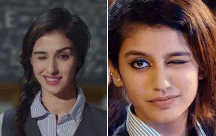 അതേ വേഷം, അതേ കണ്ണിറുക്കല്‍; ദിഷ പട്ടാണി പ്രിയ വാര്യരെ വെല്ലുമോ? 