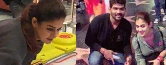 പാക്മാന്‍ സ്മാഷിലും സൂപ്പര്‍സ്റ്റാര്‍ നയന്‍സ് തന്നെ , വൈറലായി വിഘ്‌നേഷിനൊപ്പമുള്ള വീഡിയോ