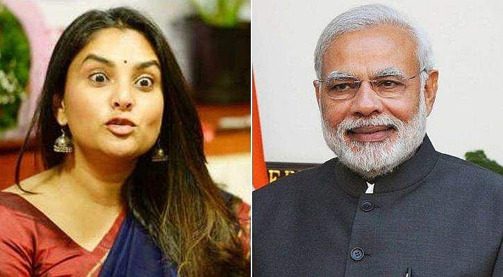 മോദിയുടെ ചിത്രം ട്വിറ്റ് ചെയ്തു; ദിവ്യ സ്പന്ദനയ്‌ക്കെതിരെ രാജ്യദ്രോഹക്കുറ്റം ചുമത്തി കേസ്