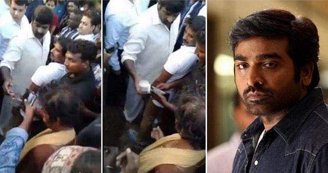 മരുന്ന് വാങ്ങാൻ വിജയ് സേതുപതി പണം നൽകിയ വയോധിക ലൊക്കേഷനിൽ കുഴഞ്ഞു വീണു മരിച്ചു