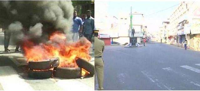 ഹര്‍ത്താലില്‍ പരക്കെ അക്രമം; കടകള്‍ അടപ്പിച്ചു, വാഹനങ്ങള്‍ക്ക് നേരെ കല്ലേറ്
