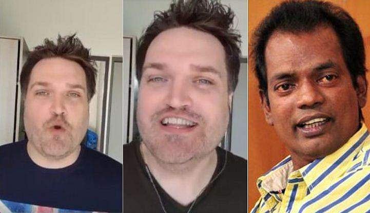 ഇത് സലീം കുമാറിനുള്ള സമ്മാനം; ബാർബർ ബാലന്റെ പാട്ട് പാടി വിദേശ സംഗീതഞ്ജന്‍  
