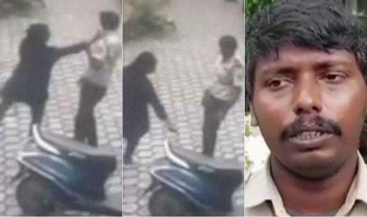 സെക്യൂരിറ്റി ജീവനക്കാരനെ മർദ്ദിച്ച യുവതിയെ അറസ്റ്റ് ചെയ്തു; കുടുക്കിയത് ആ വൈറൽ വിഡിയോ 