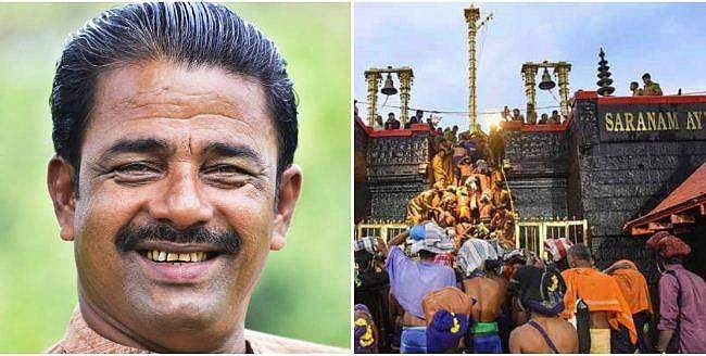 ശബരിമലയില്‍ പോകുന്നവര്‍ ആചാരം പാലിക്കണം : അല്ലാതെ ആര് പോയാലും തെറ്റെന്ന് ഇടതുസ്ഥാനാര്‍ത്ഥി ശങ്കര്‍ റെ