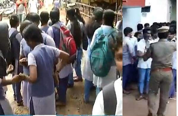 വര്‍ക്കലയില്‍ സ്‌കൂളില്‍ കയറി പൊലീസ് മര്‍ദനം: നിലത്തിട്ട് ചവിട്ടി; വിദ്യാര്‍ത്ഥികള്‍ക്ക് ഗുരുതര പരിക്ക്, കബഡി താരത്തിന്റെ കാല് തല്ലിയൊടിച്ചു