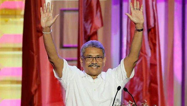 ഗോതബായ രജപക്‌സെ ശ്രീലങ്കയുടെ പുതിയ പ്രസിഡന്റ്; ജാഗ്രതയോടെ ഇന്ത്യ
