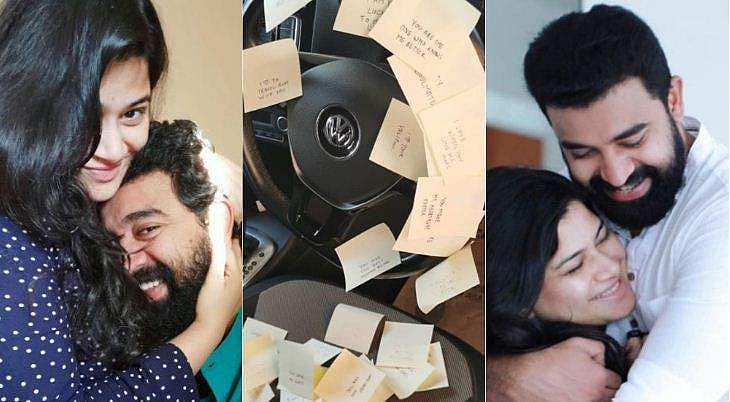 'നിന്റെ വളിപ്പുകള്‍ എനിക്കിഷ്ടമാണ്'; പിറന്നാള്‍ ദിനത്തില്‍ സിജു വിൽസന് കാറിൽ സർ‍പ്രൈസൊരുക്കി ഭാര്യ 