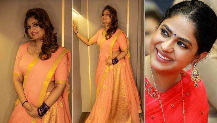 പൂര്‍ണിമയുടെ പീച്ച് മാജിക്കില്‍ സുന്ദരിയായി ഗീതു മോഹന്‍ദാസ്; ചിത്രങ്ങള്‍ ഏറ്റെടുത്ത് ആരാധകര്‍