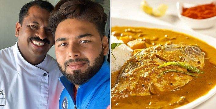 കേരള രുചിയില്‍ മനം നിറഞ്ഞ് റിഷഭ് പന്ത്, ആവോലി സ്‌പെഷ്യലില്‍ ക്ലീന്‍ ബൗള്‍ഡ്; ഷെഫിനൊപ്പമുള്ള ചിത്രം പങ്കുവെച്ച് താരം