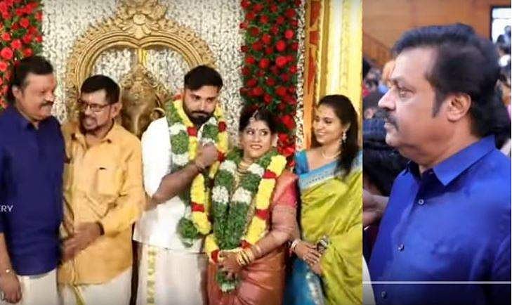 വിജി തമ്പിയുടെ മകളുടെ വിവാഹത്തില്‍ സര്‍പ്രൈസുമായി സുരേഷ് ഗോപി; അമ്പരപ്പ്; വിഡിയോ