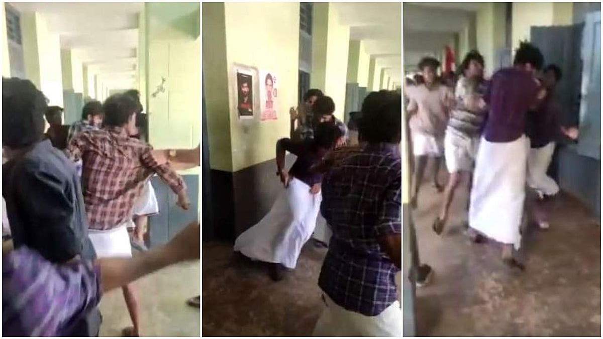 പൗരത്വനിയമഭേദഗതിയെ അനുകൂലിച്ച് സെമിനാര്‍; കേരള വര്‍മ്മ കോളജില്‍ എബിവിപി പ്രവര്‍ത്തകന് ക്രൂരമര്‍ദ്ദനം (വീഡിയോ)