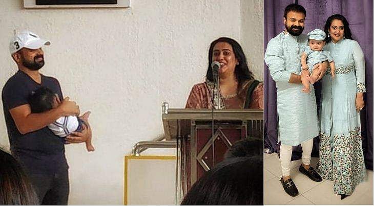 പ്രിയ പ്രസംഗിക്കുമ്പോള്‍ അരികില്‍ ഇസയേയും എടുത്ത് ചാക്കോച്ചന്‍; സൂപ്പര്‍ ഡാഡിയെന്ന് ആരാധകര്‍; വൈറലായി ചിത്രം