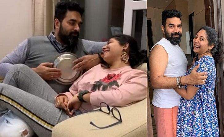 പ്ലേറ്റില്‍ താളമിട്ട് ഗോപി സുന്ദര്‍, പാട്ടുപാടി ഹിരണ്‍മയി; അവരുടെ ചുമ്മാചുമ്മാ നിമിഷങ്ങള്‍; വിഡിയോ