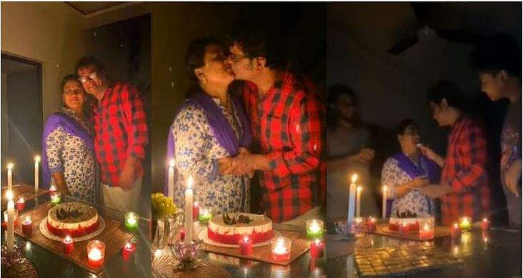 പ്രാണേശ്വരിയുടെ ചുണ്ടില്‍ ചുംബനമേകി ഹരീഷ് പേരടി; മക്കള്‍ ഒരുക്കിയ സര്‍പ്രൈസില്‍ മനംനിറഞ്ഞ് താരം