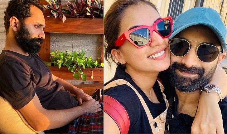 എന്റെ ഭര്‍ത്താവിന്റെ ഇപ്പോഴത്തെ ചിന്ത ഇതാണ്; ഫഹദിന്റെ ചിത്രം പങ്കുവെച്ച് നസ്രിയ