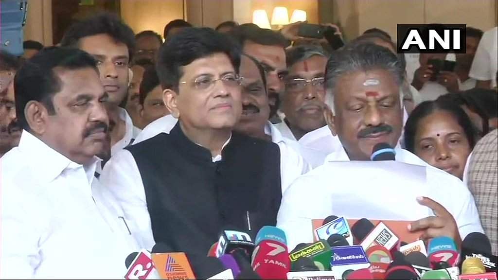 ദ്രാവിഡമണ്ണില്‍ വേരൂന്നാന്‍ മഹാസഖ്യവുമായി ബിജെപി; അഞ്ച് സീറ്റില്‍ മത്സരിക്കും; തൂത്തുവാരുമെന്ന് പിയൂഷ് ഗോയല്‍ 