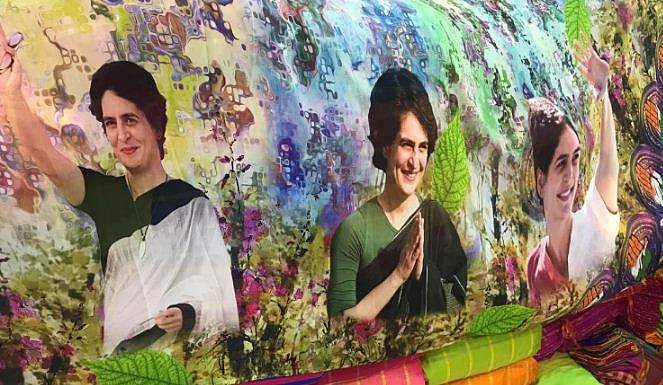 ഗുജറാത്തില്‍ തരംഗമായി പ്രിയങ്ക സാരി; മോദി സാരിയോട് കിടപിടിക്കാന്‍ രാഹുല്‍ സാരിയും 