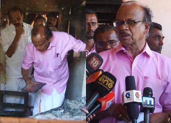 പാർട്ടി ഓഫീസുകളും വീടുകളും വ്യാപകമായി ആക്രമിക്കപ്പെട്ടു ; സ്വർണം കവർന്നു, അഞ്ചുകോടിയുടെ നഷ്ടം സംഭവിച്ചെന്ന് പി കരുണാകരൻ എംപി