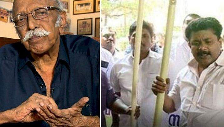സാംസ്‌കാരിക നായകര്‍ക്കെതിരേ വാഴപ്പിണ്ടി പ്രതിഷേധം; യൂത്ത് കോണ്‍ഗ്രസിന്റേത് തരംതാണ രാഷ്ട്രീയമെന്ന് വൈശാഖന്‍