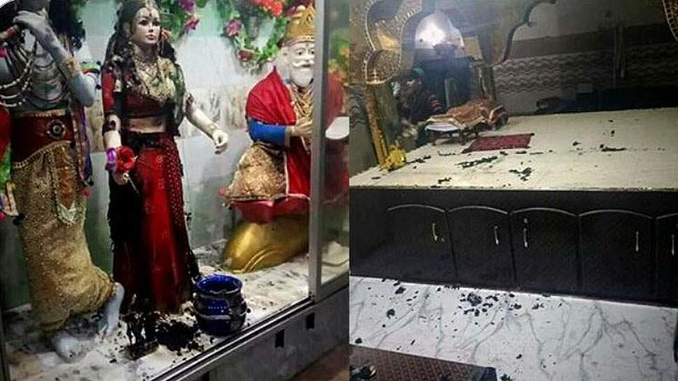 പാകിസ്ഥാനില്‍ ഹിന്ദു ക്ഷേത്രത്തിന് നേരെ അക്രമം; ഖുറാന് എതിരെന്ന് ഇമ്രാന്‍ ഖാന്‍ 