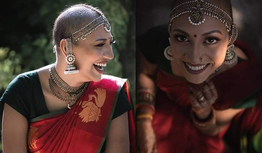 കാന്‍സര്‍ ചുവപ്പ് കാര്‍ഡ് കാണിച്ച ആ സ്വപ്നത്തെ തിരികെപ്പിടിച്ച്: വരനില്ല, വധുവായി അണിഞ്ഞൊരുങ്ങി വൈഷ്ണവി